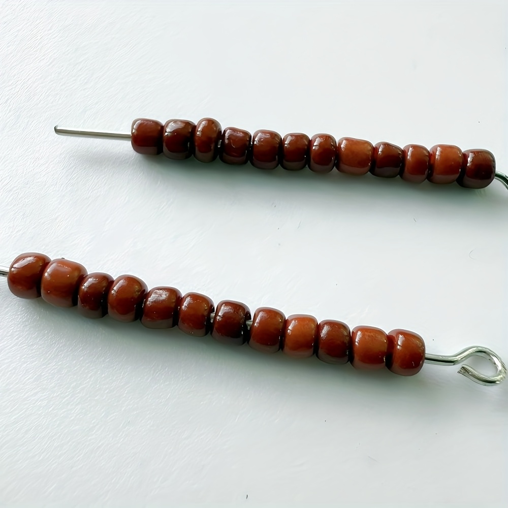 Brown Millet Glass Seed Beads for Jewelry Making, High-Quality Craft Materials